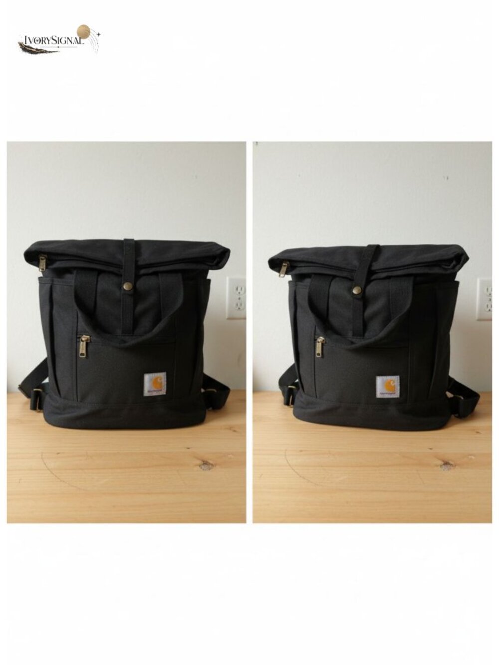 Convertible Backpack Tote Durable Polyester Laptop Bag